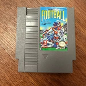 Nintendo NES play action football game